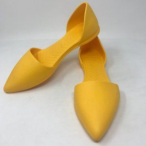 Yellow Rubber Flats - B59
